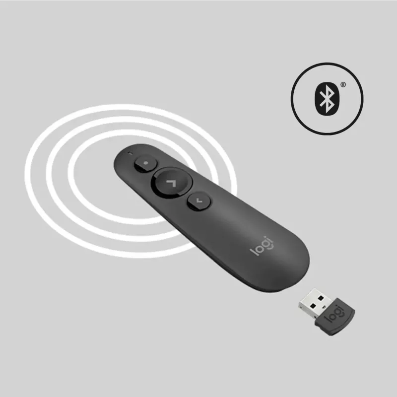 LOGITECH R500s Ασύρματο τηλεχειριστήριο παρουσίασης Laser Graphite