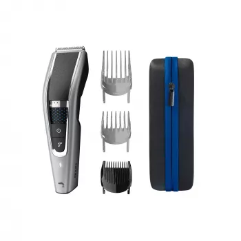 Κουρευτική μηχανή Philips 5000 series HC5650/15 — ασύρματη, μπαταρία Li-Ion, 90 Min., 28 ρυθμίσεις μήκους (0,5–28 mm), 41 mm κεφαλή κοπής ανοξείδωτου ατσαλιού