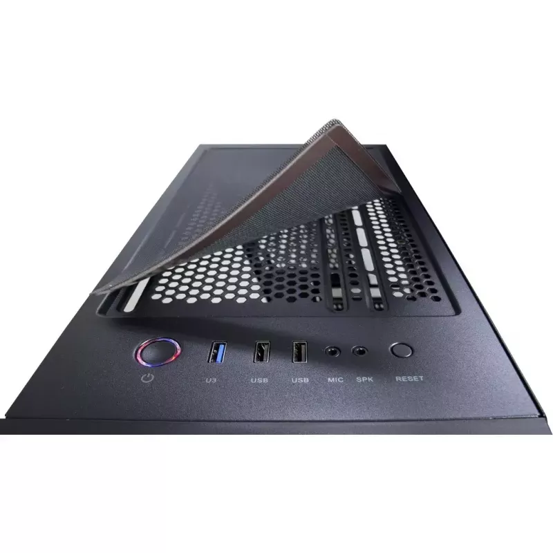 Κουτί PC Inter-Tech C-303 Mirror Full Tower Μαύρο