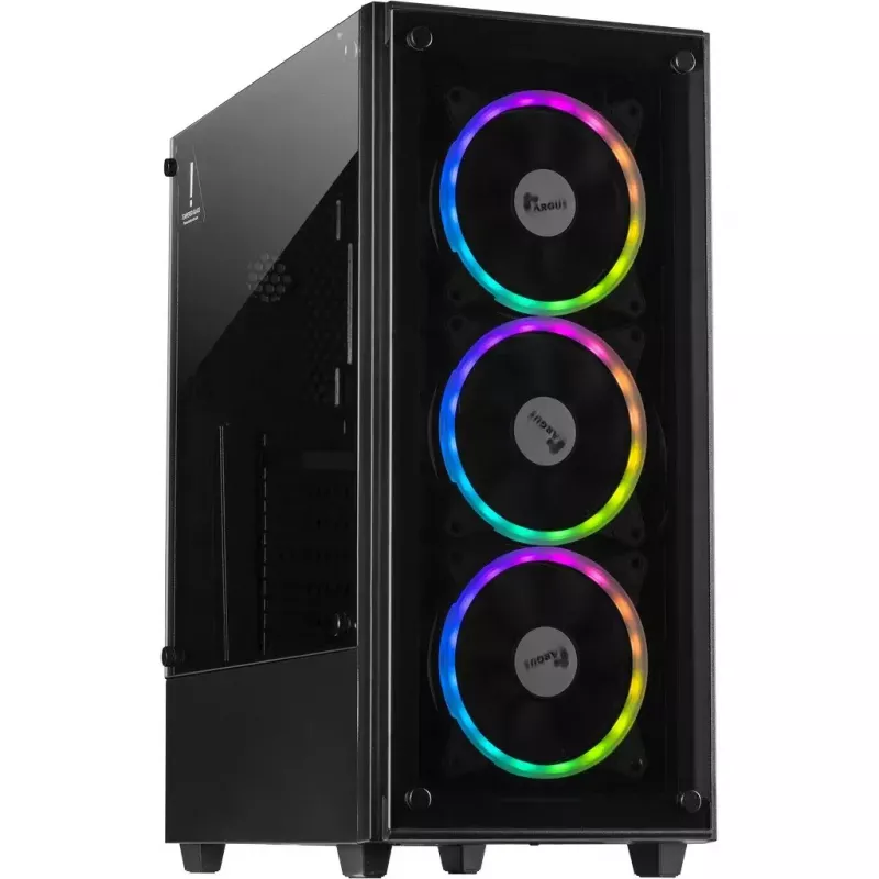 Κουτί PC Inter-Tech C-303 Mirror Full Tower Μαύρο