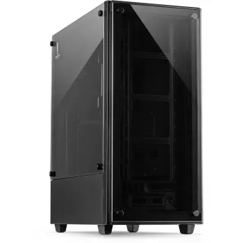 Κουτί PC Inter-Tech C-303 Mirror Full Tower Μαύρο