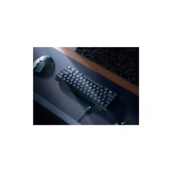 Μηχανικό πληκτρολόγιο gaming Razer Huntsman Mini, mini φόρμα, QWERTY US International, οπτικοί διακόπτες, ενσύρματο USB, μαύρο