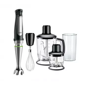 Ραβδομπλέντερ Braun MultiQuick 7 MQ 7045X 1,25 L 1000 W μαύρο, ανοξείδωτο χάλυβα