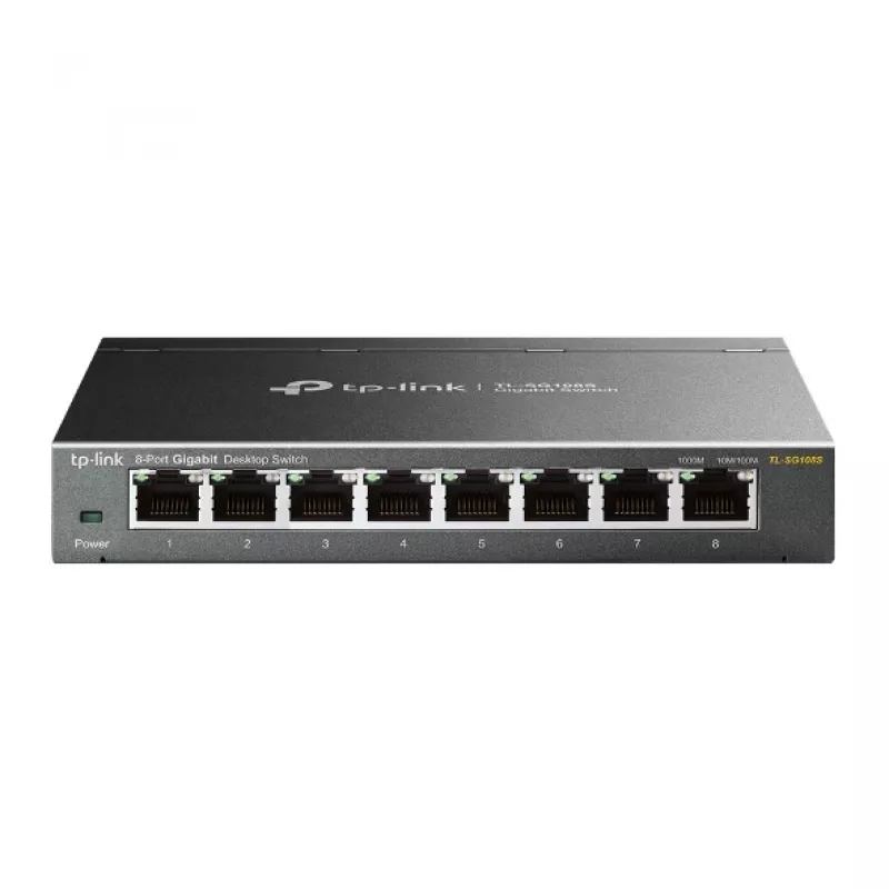 Διακόπτης δικτύου TP-Link TL-SG108S 8-Port 10/100/1000Mbps