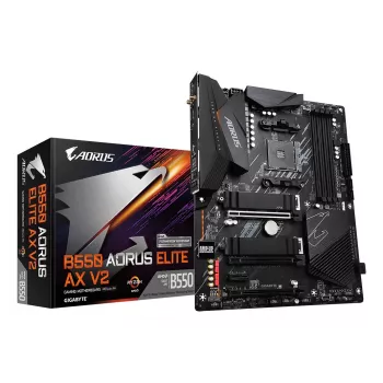 Μητρική GIGABYTE B550 AORUS ELITE AX V2 ATX, AMD B550, Socket AM4, DDR4, 4 DIMM, Wi‑Fi 6E, 2.5Gb LAN