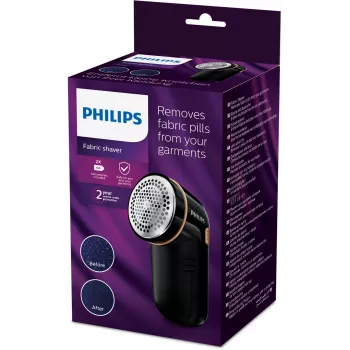 Ξυριστική χνουδιών Philips GC026/80, Μαύρη, Αλκαλική, AA, 123 mm, 80 mm, 58 mm