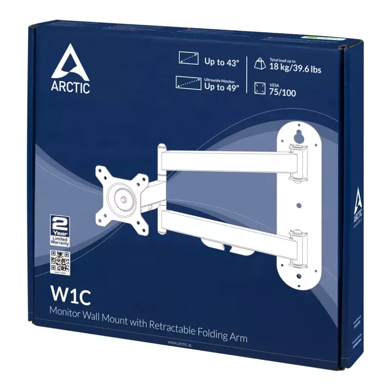 ARCTIC W1C - Επιτοίχια βάση με συρόμενο βραχίονα