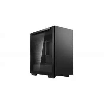 Κουτί PC DeepCool MACUBE 110 Midi-Tower Μαύρο — microATX/Mini-ITX, σκληρυμένο γυαλί, υποστηρίζει GPU 320 mm, ψύκτρα CPU 165 mm