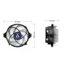 ARCTIC Alpine 23 - Συμπαγής AMD CPU-Cooler Επεξεργαστής Αερόψυκτρα 9 cm Αλουμίνιο, Μαύρο 1 τεμ.