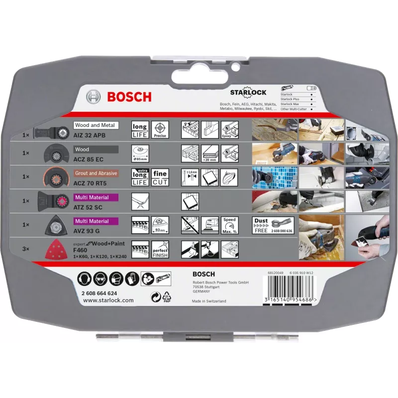Bosch 2 608 664 624 Εξάρτημα πολυεργαλείου Σετ λεπίδων
