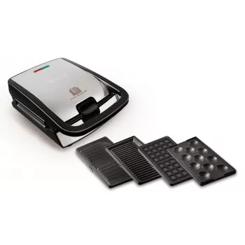 Tefal SW854D Τοστιέρα 700 W Μαύρο, Ανοξείδωτο ατσάλι