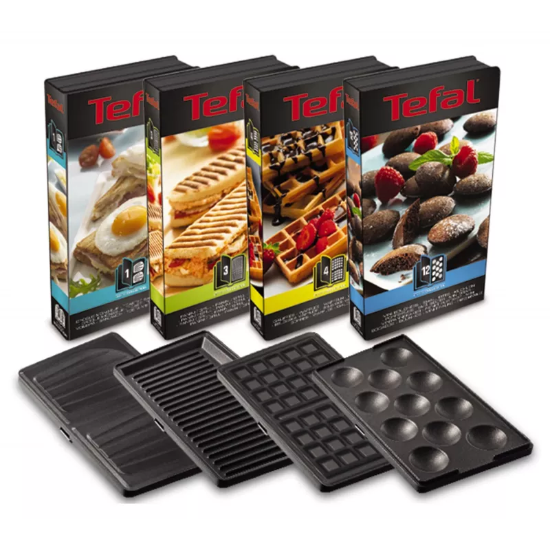 Tefal SW854D Τοστιέρα 700 W Μαύρο, Ανοξείδωτο ατσάλι