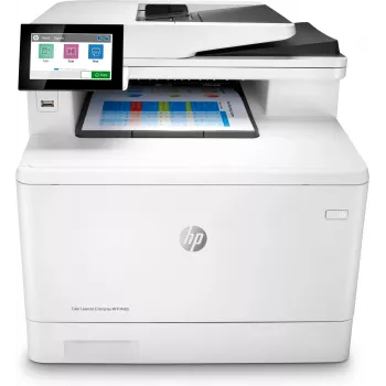HP Έγχρωμος LaserJet Enterprise MFP M480f, Laser, Έγχρωμη εκτύπωση, 600 x 600 DPI, A4, Άμεση εκτύπωση, Λευκό, Μαύρο