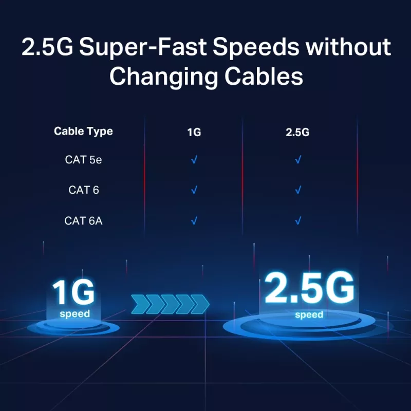 Μη διαχειριζόμενο switch TP-Link TL-SG108-M2 8 θυρών 2.5G επιτραπέζιο