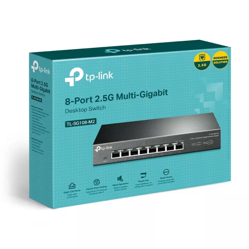 Μη διαχειριζόμενο switch TP-Link TL-SG108-M2 8 θυρών 2.5G επιτραπέζιο