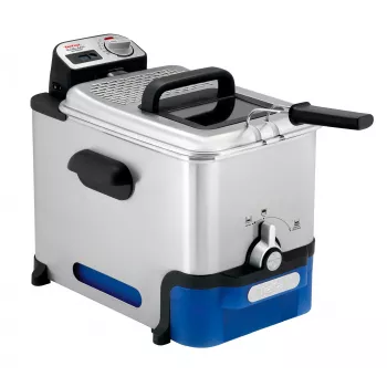 Tefal Oleoclean Pro Inox & Design FR8040 Single 3,5 l 2300 W μαύρο, ανοξείδωτο ατσάλι