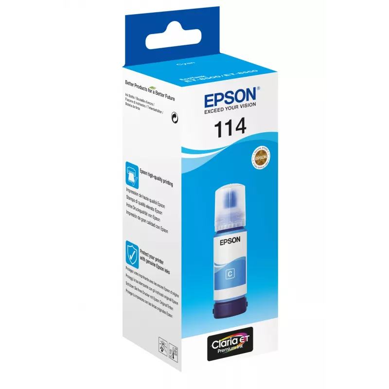Μελανοδοχείο Epson 114 Cyan C13T07B240