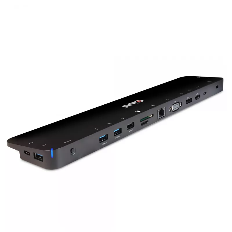 CLUB3D USB Type C 3.2 Gen1 Triple Display Dynamic PD Charging Dock 100W PD Power Φορτιστής