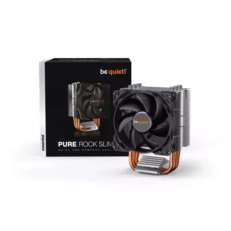 be quiet! PURE ROCK SLIM 2 ψύκτρα επεξεργαστή 9,2 cm ασημί 1 τεμ.
