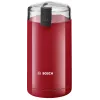 Μύλος καφέ με λεπίδες Bosch TSM6A014R, χωρητικότητα 75 g, 180 W, λεπίδες ανοξείδωτου χάλυβα, κόκκινο