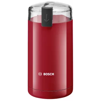 Μύλος καφέ με λεπίδες Bosch TSM6A014R, χωρητικότητα 75 g, 180 W, λεπίδες ανοξείδωτου χάλυβα, κόκκινο