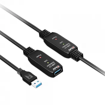 CLUB3D USB 3.2 Gen1 Ενεργό καλώδιο επαναλήπτη 10 m / 32.8ft M/F 28AWG