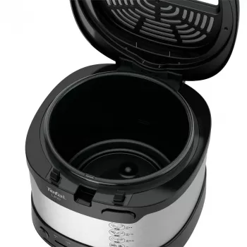 Tefal Uno FF215D Φριτέζα ατομική 1,8 L Επιτραπέζια 1600 W Φριτέζα Μαύρο, Ανοξείδωτο ατσάλι