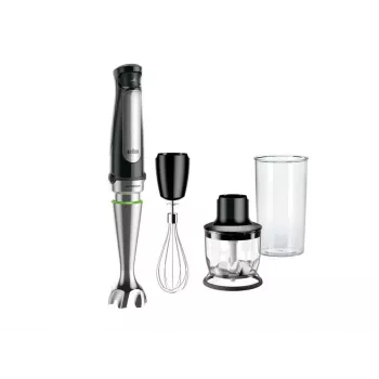 Braun MQ 7025X 0,6 L Ραβδομπλέντερ 1000 W Μαύρο, Ανοξείδωτο ατσάλι