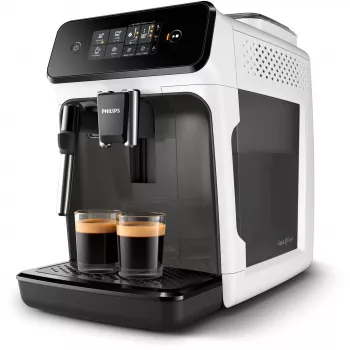 Μηχανή Espresso Philips 1200 Σειρά EP1223/00 — δοχείο νερού 1,8 l, ενσωματωμένος μύλος, δοχείο κόκκων 275 g, 1500 W, λευκό