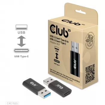 CLUB3D USB 3.2 Gen1 Type-A σε USB 3.2 Gen1 Type-C Αντάπτορας M/F