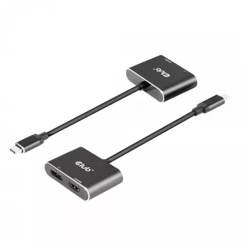 CLUB3D MST-Hub USB3.2 Gen2 Type-C(DP Alt-Mode) σε DisplayPort + HDMI 4K60Hz M/F