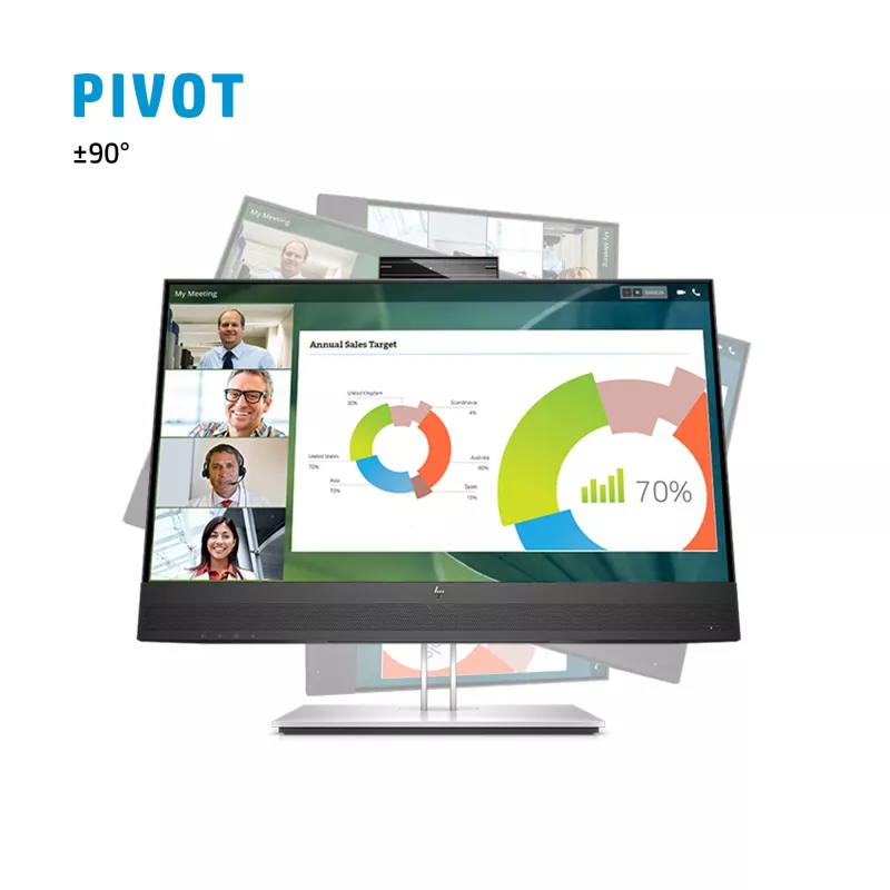 Οθόνη HP E24mv G4 23,8 ίντσες Full HD 1920 x 1080