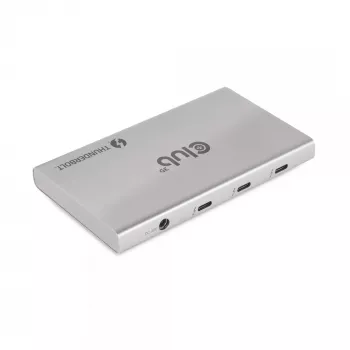 CLUB3D πιστοποιημένος φορητός Thunderbolt™4 hub 5 σε 1 με Smart Power