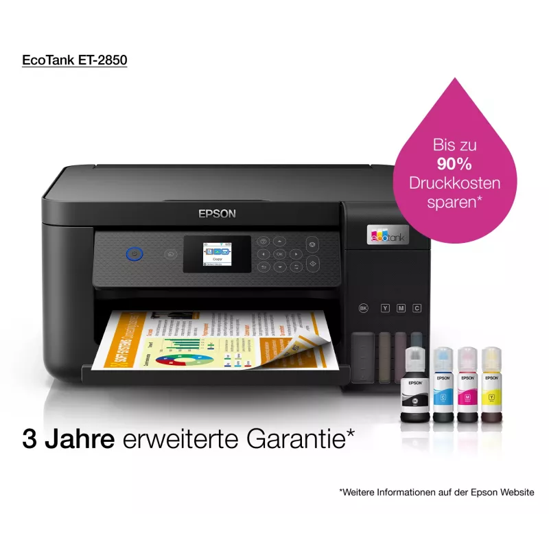 Epson EcoTank ET-2850 A4 πολυλειτουργικός εκτυπωτής ink tank Wi-Fi