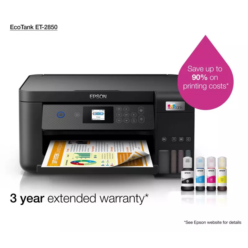 Epson EcoTank ET-2850 A4 πολυλειτουργικός εκτυπωτής ink tank Wi-Fi