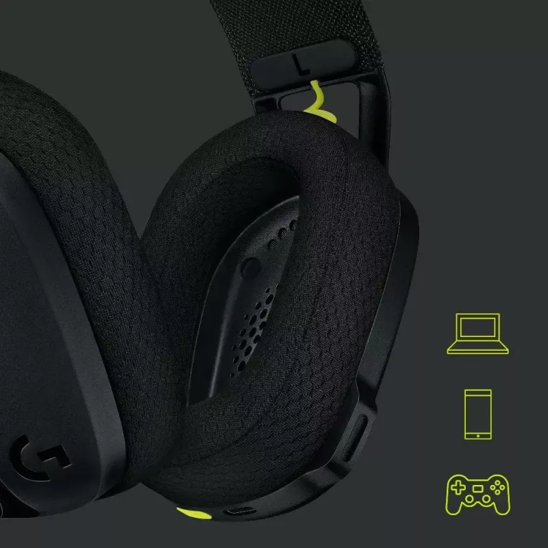 LOGITECH G435 Lightspeed ασύρματο gaming headset - μαύρο