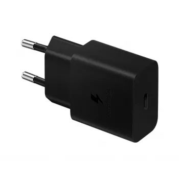Φορητός φορτιστής Samsung EP-T1510XBEGEU, 1 θύρα USB-C, έξοδος 9V/1.67A, καλώδιο 1 m, μαύρο