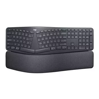 LOGITECH Ergo K860 - Ασύρματο διαχωρισμένο πληκτρολόγιο Business Graphite Qwerty Pan Nordic