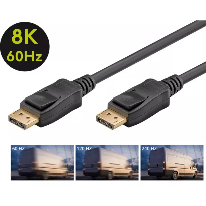 Goobay Καλώδιο DisplayPort 58534 2 m Μαύρο