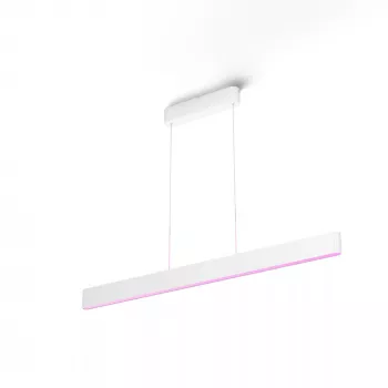 Φωτιστικό οροφής Philips Hue Ensis – Λευκό και έγχρωμο φως, Bluetooth, 220–240V, Ø40mm, Βάθος 1299mm, ελάχιστο ύψος 164cm