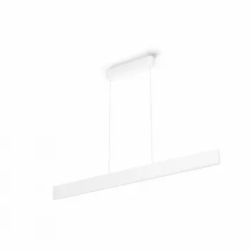 Φωτιστικό οροφής Philips Hue Ensis – Λευκό και έγχρωμο φως, Bluetooth, 220–240V, Ø40mm, Βάθος 1299mm, ελάχιστο ύψος 164cm