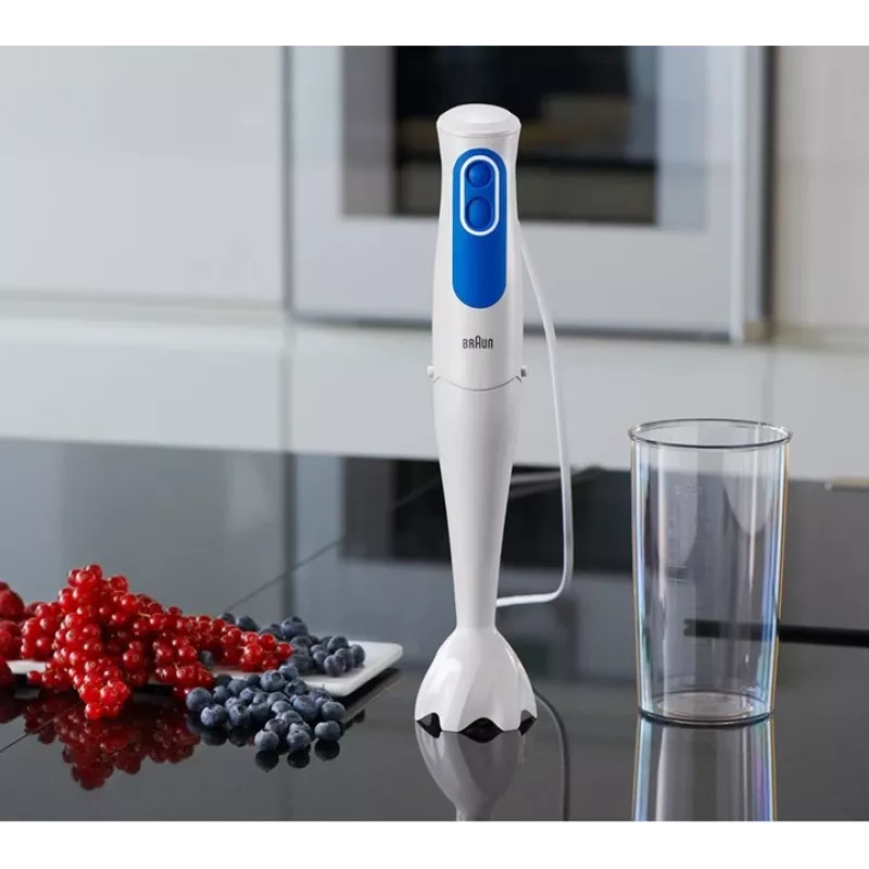 Braun MQ 3000 Smoothie 0,6 l Ραβδομπλέντερ 700 W Μπλε, Λευκό