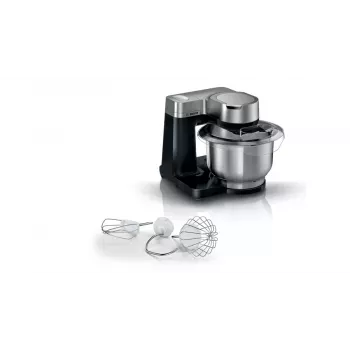 Bosch Serie 2 MUMS2VM00 Μίξερ κουζίνας 900 W 3,8 l Μαύρο, Ασημί