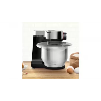 Bosch Serie 2 MUMS2VM00 Μίξερ κουζίνας 900 W 3,8 l Μαύρο, Ασημί