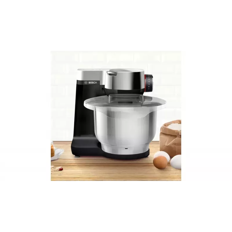 Bosch Serie 2 MUMS2VM00 Μίξερ κουζίνας 900 W 3,8 l Μαύρο, Ασημί