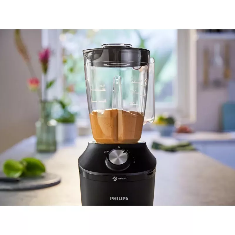 Philips 3000 series HR2191/01 Μπλέντερ 2 L Επιτραπέζιο μπλέντερ 600 W Μαύρο, Διάφανο