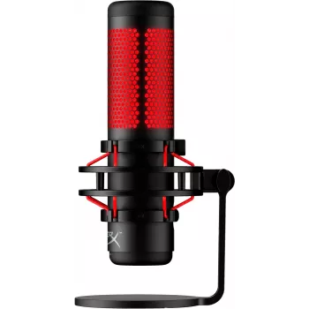 HyperX QuadCast - Μικρόφωνο USB (Μαύρο-Κόκκινο) - Κόκκινος φωτισμός