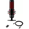 HyperX QuadCast - Μικρόφωνο USB (Μαύρο-Κόκκινο) - Κόκκινος φωτισμός