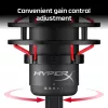 HyperX QuadCast - Μικρόφωνο USB (Μαύρο-Κόκκινο) - Κόκκινος φωτισμός