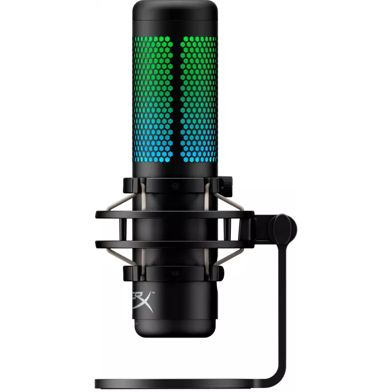 HyperX QuadCast S - Μικρόφωνο USB (Μαύρο-Γκρι) - Φωτισμός RGB